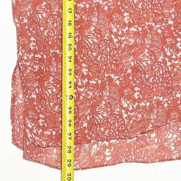 Chico Paisley Embroidery Floral Pattern Woman Blouse Size L - Picture 10 of 10